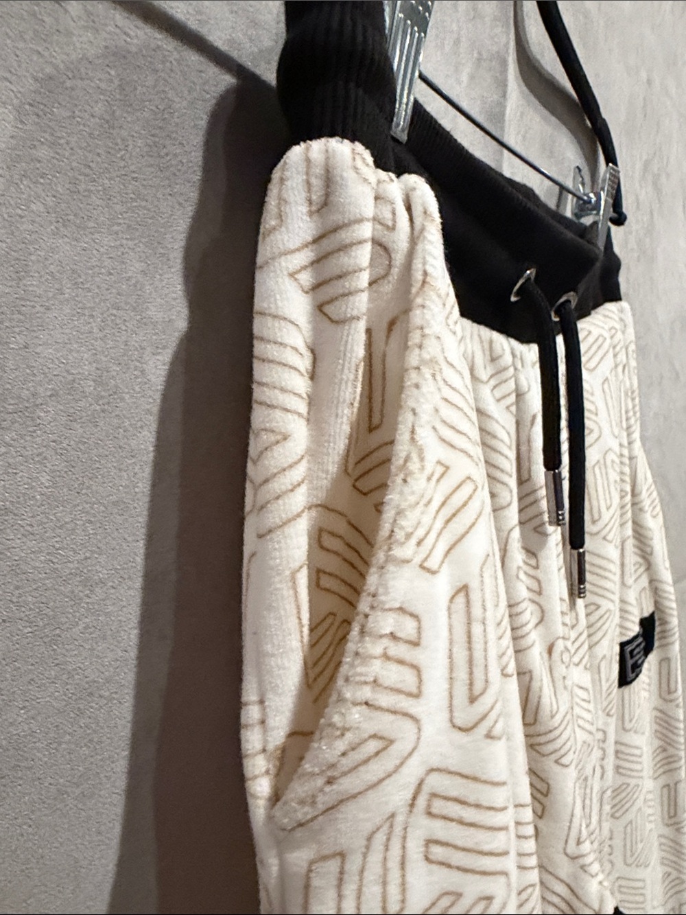 BOOHOO MAN Cream & Black Geometric Track Jacket and Joggers Set. LIKE NEW‼️ - Picture 14 of 14